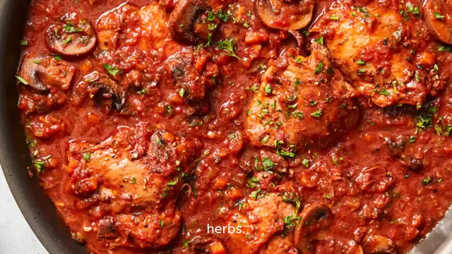 Video thumbnail for Chicken cacciatore recipe