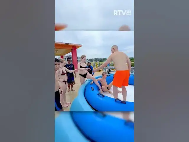 Video thumbnail for 6 - Person Water Slide at Thailand Water Park #fun #waterslide #shorts