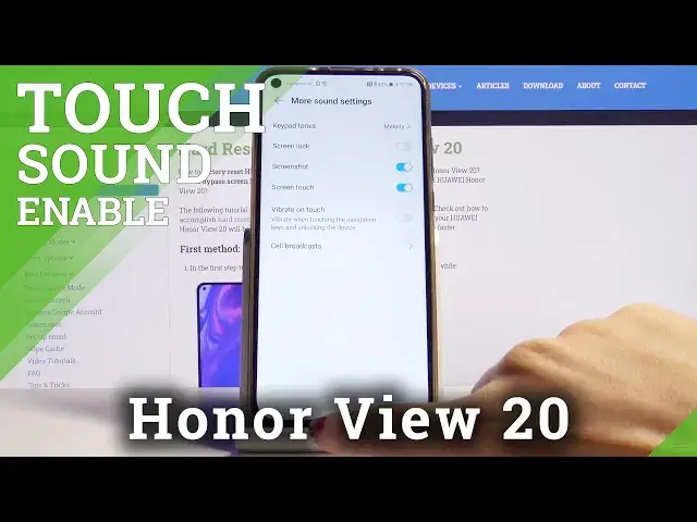 'Video thumbnail for How to Enable Touch Sound on Honor View 20 – Sound Settings'