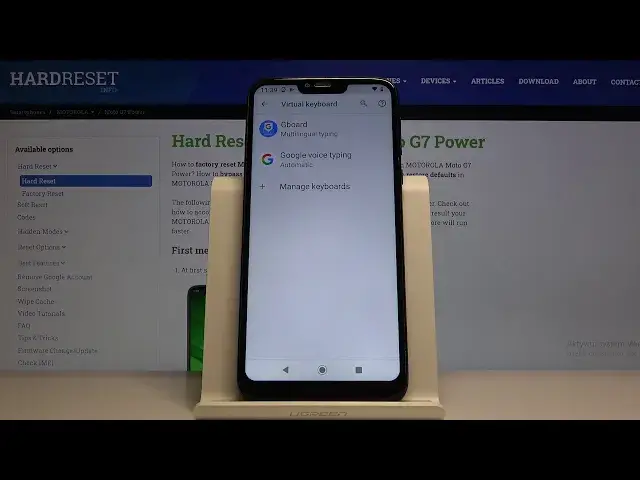 'Video thumbnail for How to Enter Auto Correction Options in MOTOROLA Moto G7 Power – Use Auto Correction'