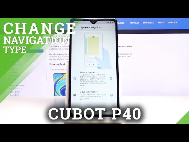 Video thumbnail for How to Choose Navigation Method in CUBOT P40 - Change Navigation Bar