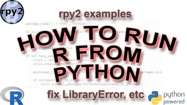 'Video thumbnail for How to Call R from Python - an Rpy2 Tutorial'