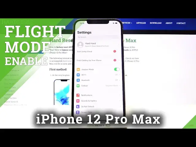 'Video thumbnail for How to Activate Flight Mode on iPhone 12 Pro Max – Disable Connection'