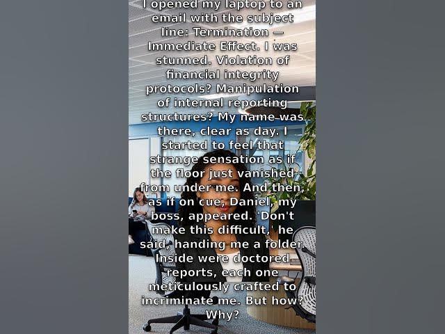 Video thumbnail for Framed by My Boss: The Shocking Truth #shorts