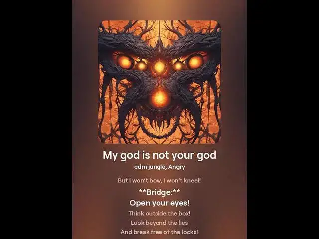 Video thumbnail for My God is not your god