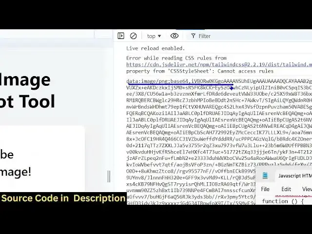 Video thumbnail for Javascript DOM-to-Image.js Example to Take Screenshot of HTML as PNG Image in Browser