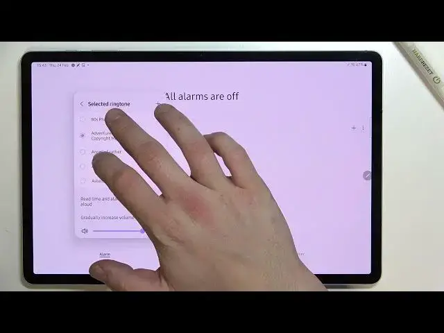 Video thumbnail for How to Change Alarm Clock Sound on SAMSUNG Galaxy Tab S8+