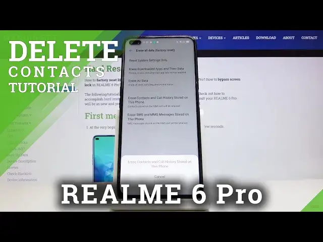 Video thumbnail for How to Delate Contacts in Realme 6 Pro – Reset Call Logs
