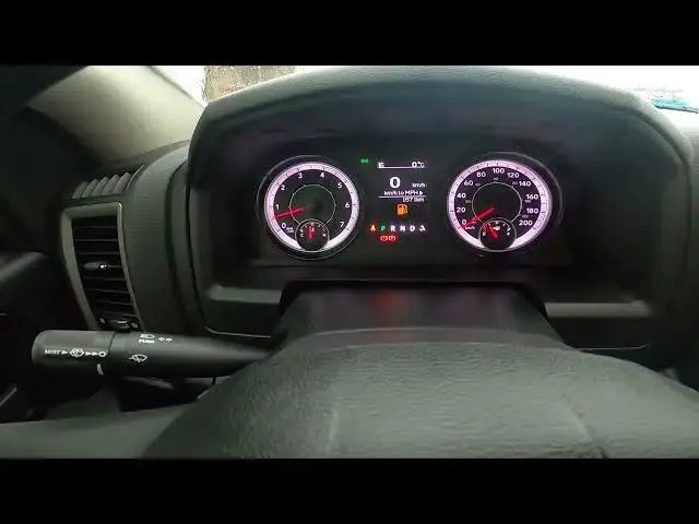 Video thumbnail for How to Navigate Through the Speedometer Display Dodge Ram 1500 II ( 2019 - now )  Manage Speedometer