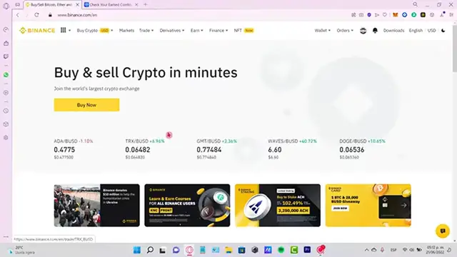 Video thumbnail for How to CONVERT USDT to BNB on BINANCE (Step by Step)