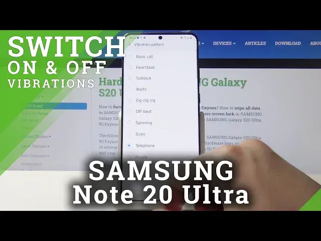 'Video thumbnail for How to Change Vibration Pattern in SAMSUNG Galaxy S20 Ultra 5G SD865 – Vibration Settings'