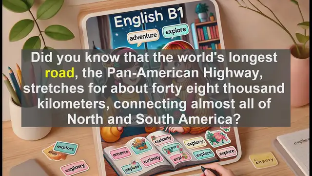 Video thumbnail for 2500 Must Know CEFR B1 Vocabulary - The Word 'Road': More Than Just a Path