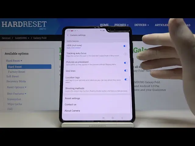 Video thumbnail for How to Turn On Location Tags in Camera in SAMSUNG Galaxy Fold – Location Mark