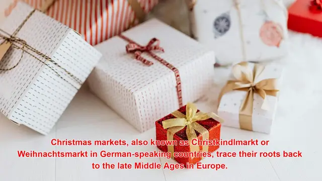 Video thumbnail for How Do Communities Celebrate Christmas With Historical Markets?