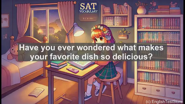 Video thumbnail for 5000 Must Know SAT Vocabulary - Ingredient: The Building Block of Culinary Delights