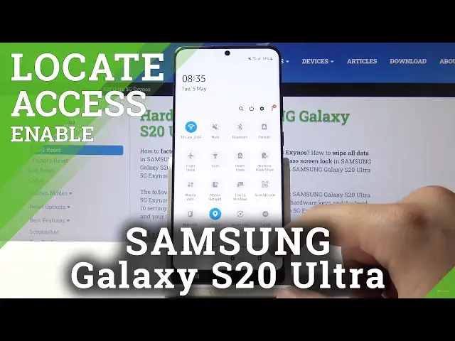 'Video thumbnail for How to Turn Off Location in SAMSUNG Galaxy S20 Ultra 5G SD865– Switch Off Location Feature'
