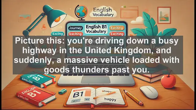 Video thumbnail for 2500 Must Know CEFR B1 Vocabulary - Lorry: The British Term for Large Transport Vehicles