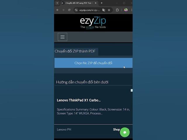 Video thumbnail for 📦 Chuyển Đổi Zip Sang Pdf Trên Trình Duyệt Của Bạn │ Không Cần Cài Đặt Phần Mềm