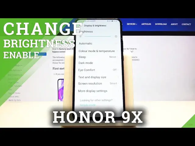 Video thumbnail for How to Manage Auto Brightness in Honor 9X - Adjust the Brightness
