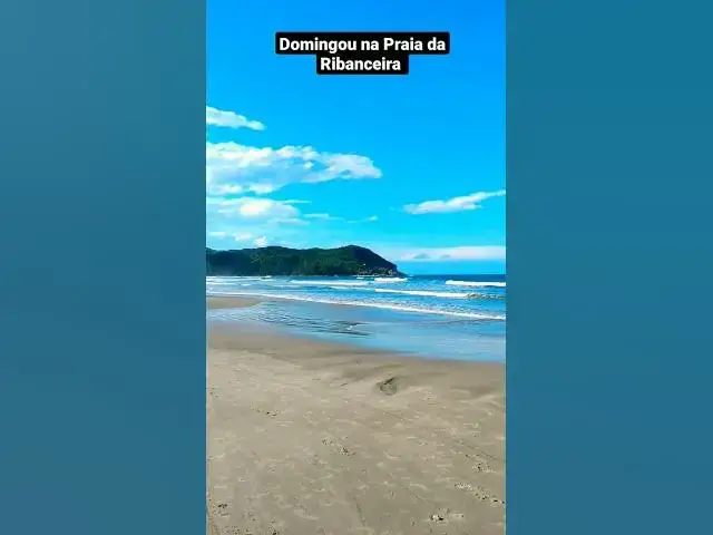 'Video thumbnail for Praia da Ribanceira, domingão. #praia #shorts #imbituba #sol'