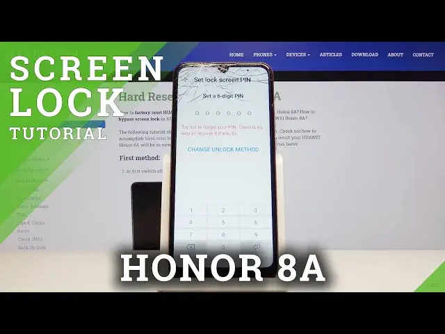 Video thumbnail for How to Set Up Lock Method in HONOR 8A - Find Lock Method