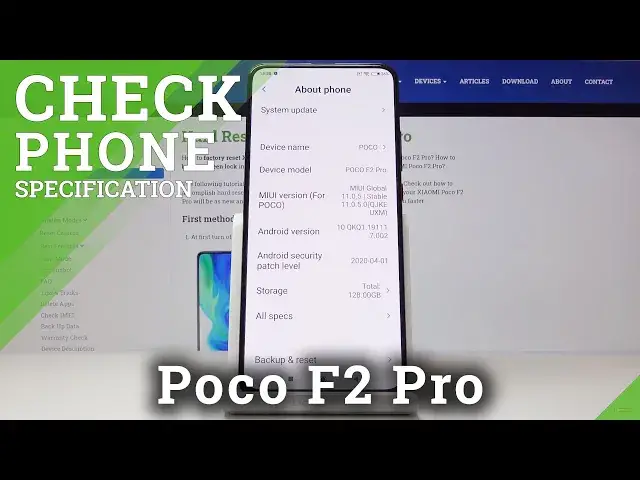Video thumbnail for Check Xiaomi Pocophone F2 Pro Specification - Enter Device Info