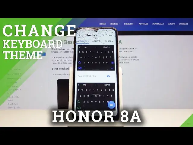 'Video thumbnail for How to Change Keyboard Theme in HONOR 8A – Keyboard Settings'