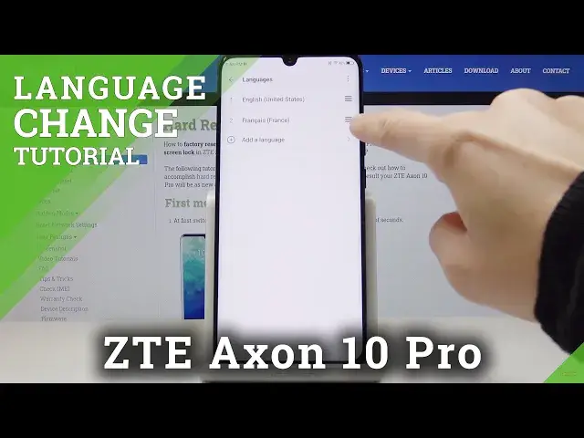 Video thumbnail for How to Change Language in ZTE Axon 10 Pro – Select Different Language