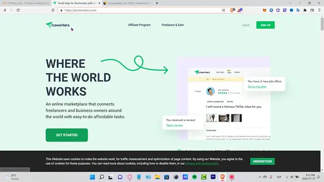 'Video thumbnail for How To Promote CPA Offers on Picoworkers ($200 Day Method) Step by Step CPA Marketing'
