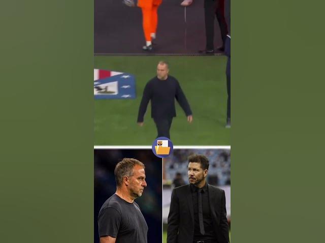 Video thumbnail for Atención al desafío de Simeone a Flick… y mirad la cara del técnico del Barça 😬