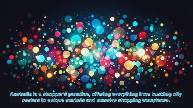 Video thumbnail for Discover Australia's Top 10 Shopping Destinations