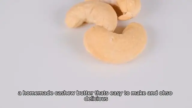 Video thumbnail for Cashew butter recipe