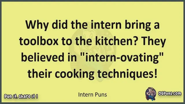Video thumbnail for Intern - Jokes, Puns, Wordplays, and Laughter