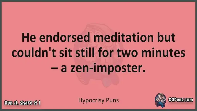 Video thumbnail for Hypocrisy - Jokes, Puns, Wordplays, and Laughter