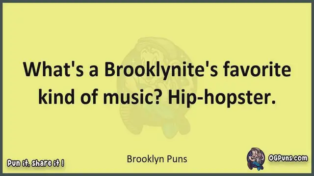 Video thumbnail for Brooklyn - Jokes, Puns, Wordplays, and Laughter