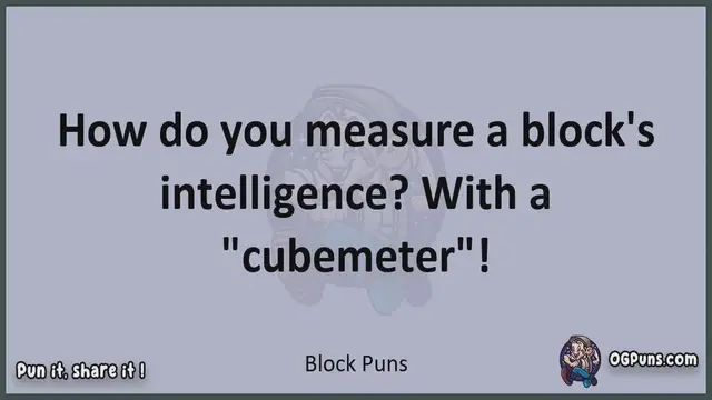 Video thumbnail for Block - Jokes, Puns, Wordplays, and Laughter