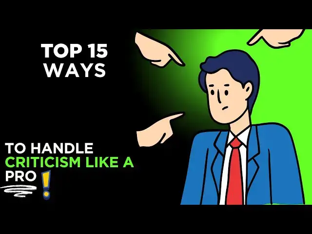 'Video thumbnail for Top 15 Ways to Handle Criticism Like a Pro'
