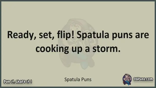 Video thumbnail for Spatula - Jokes, Puns, Wordplays, and Laughter
