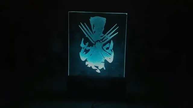 Video thumbnail for Make X-Men Wolverine James Logan Howlett Figure 3d Illusion lamp