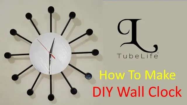 Video thumbnail for DIY Wall Clock | How to make a wall clock with wastage BALLPEN | Reuse OLD PENS | TubeLife