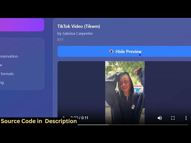 Video thumbnail for Build a Next.js Tiktok Profile Image & Videos Post Downloader Web App Using Tiktok API in Browser
