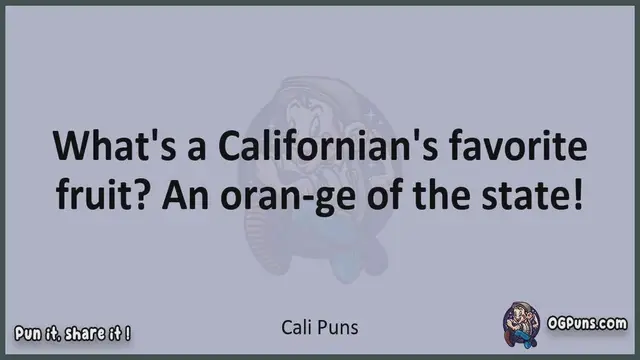 Video thumbnail for Cali - Jokes, Puns, Wordplays, and Laughter