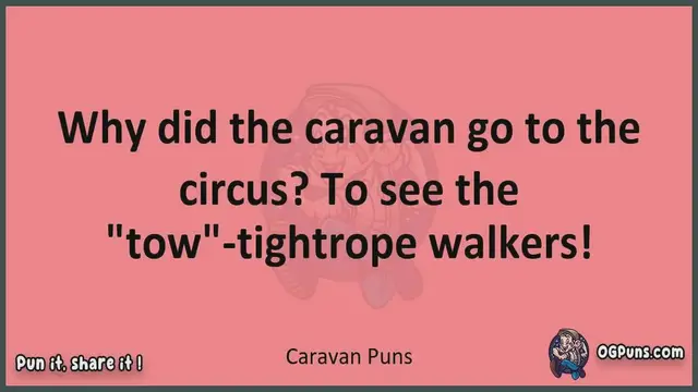 Video thumbnail for Caravan - Jokes, Puns, Wordplays, and Laughter
