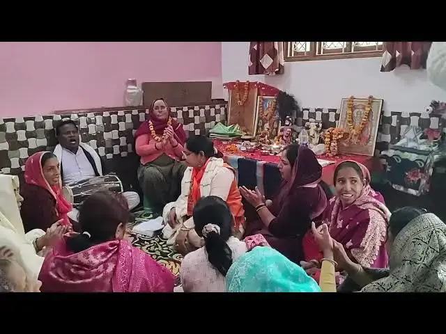 Video thumbnail for रामजी मंदिर की प्राण प्रतिष्ठा के उपलक्ष्य में प्रोग्राम #happy_lokgeet #viral #bhajan #hindi