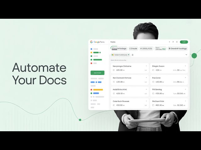Video thumbnail for Google Apps Script Tutorial to Fill out Google Docs Template With Dynamic Data Using Google Forms
