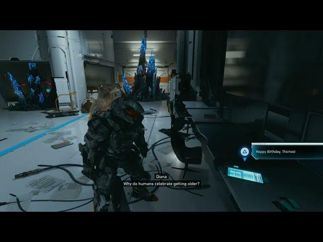 Video thumbnail for Pragmata - 2. Lim Recycling Facility: Mini Cabin Location | "Happy Birthday Thomas" Hugh Almost 40