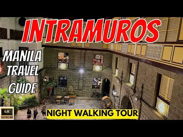 'Video thumbnail for INTRAMUROS AT NIGHT | Travel Guide | San Augustine Church | Manila Cathedral | Museum [4K]'