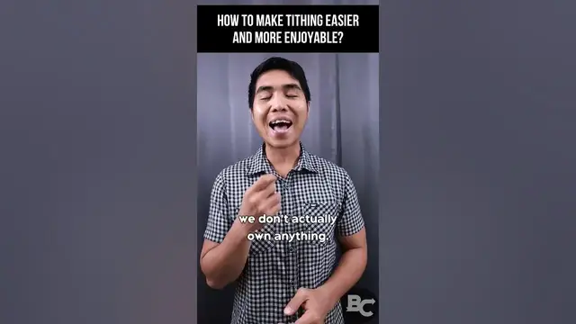 'Video thumbnail for How to make tithing easier and more enjoyable?'