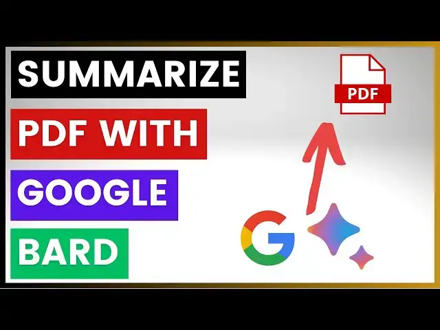 Video thumbnail for How To Summarize A PDF Document With Google Bard?