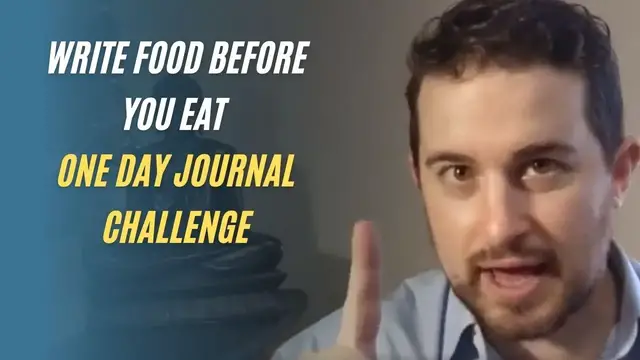 Video thumbnail for One Day Write Before You Eat Challenge - Eating Enlightenment Journal App